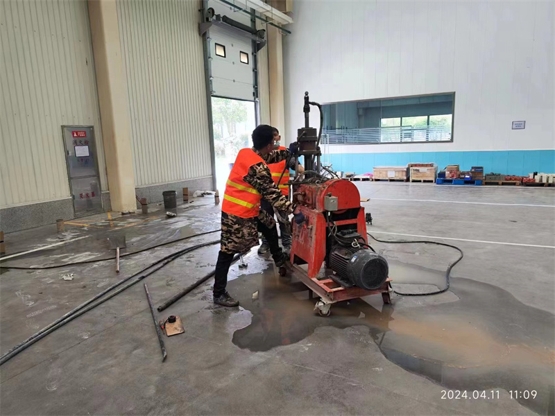 定结厂房地面下沉塌陷注浆加固施工